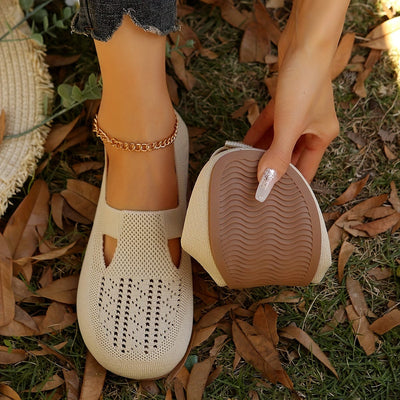 Elodie｜Chaussures plates tricotées pour femmes