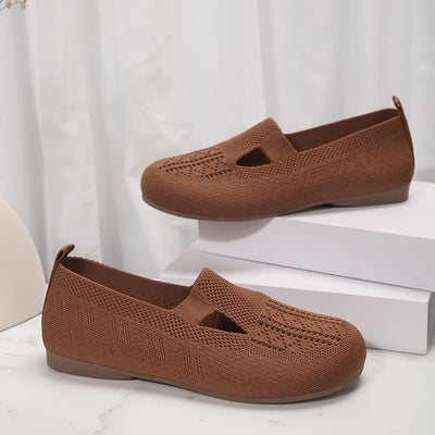 Elodie｜Chaussures plates tricotées pour femmes