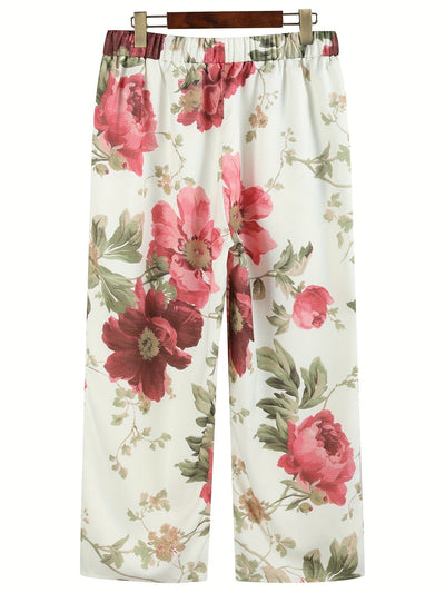 Solène｜Pantalons floraux d'été