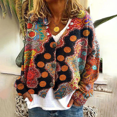 Sascha™ - Pull confortable et coloré en tricot