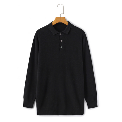 VALENTINO™ | Polo 100% Cachemire à Manches Longues