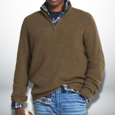 Caleb™ | Pull chaud avec col