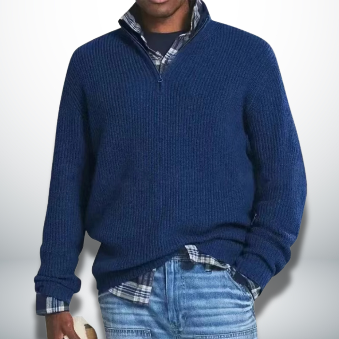 Caleb™ | Pull chaud avec col