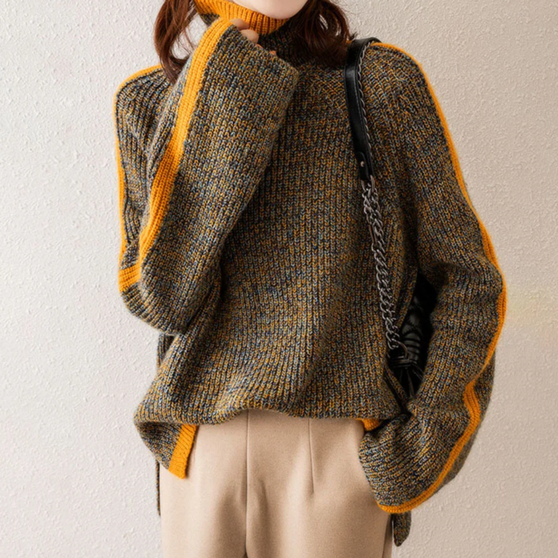 Marie™ | Gemischter Strickpullover Colt