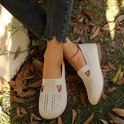 Elodie｜Chaussures plates tricotées pour femmes
