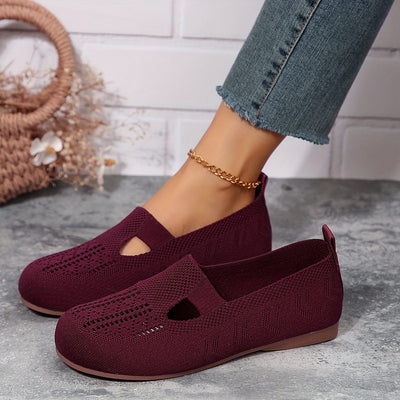 Elodie｜Chaussures plates tricotées pour femmes