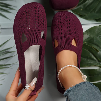 Elodie｜Chaussures plates tricotées pour femmes