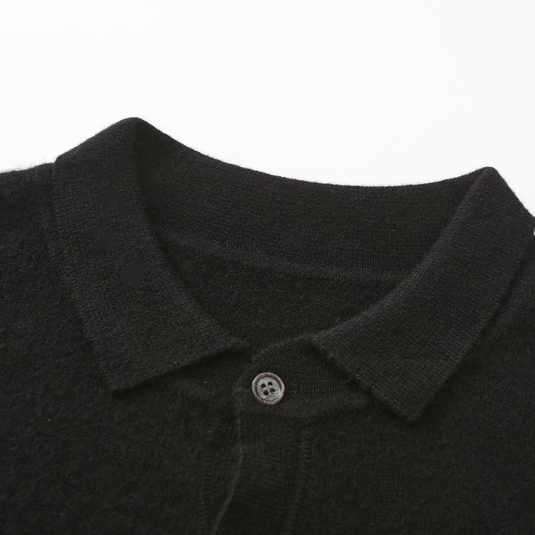 VALENTINO™ | Polo 100% Cachemire à Manches Longues