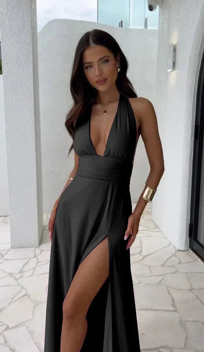 Loba | Robe sexy couleurs unies