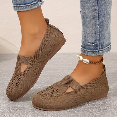 Elodie｜Chaussures plates tricotées pour femmes