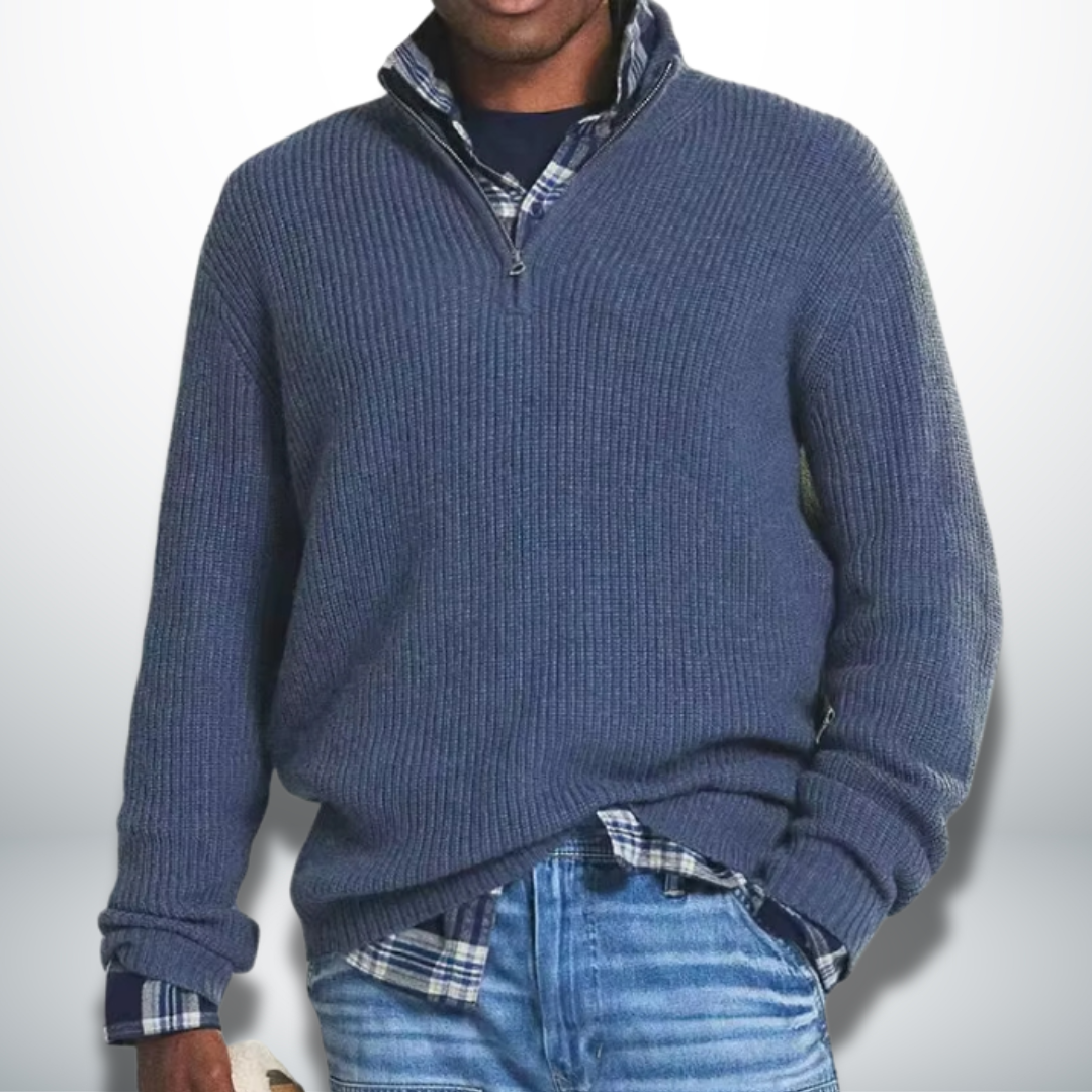 Caleb™ | Pull chaud avec col