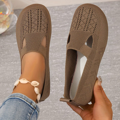 Elodie｜Chaussures plates tricotées pour femmes