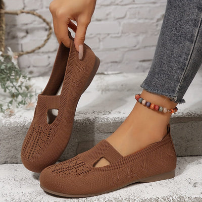 Elodie｜Chaussures plates tricotées pour femmes