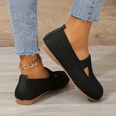 Elodie｜Chaussures plates tricotées pour femmes