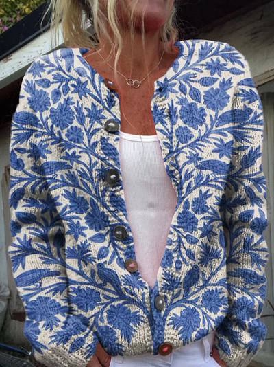 Lowri | Veste élégante avec imprimé floral