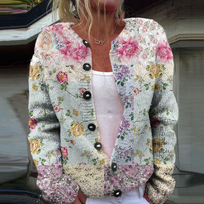 Lowri | Veste élégante avec imprimé floral