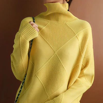 Chunky Lotus™ - MAGLIONE A COLLO ALTO