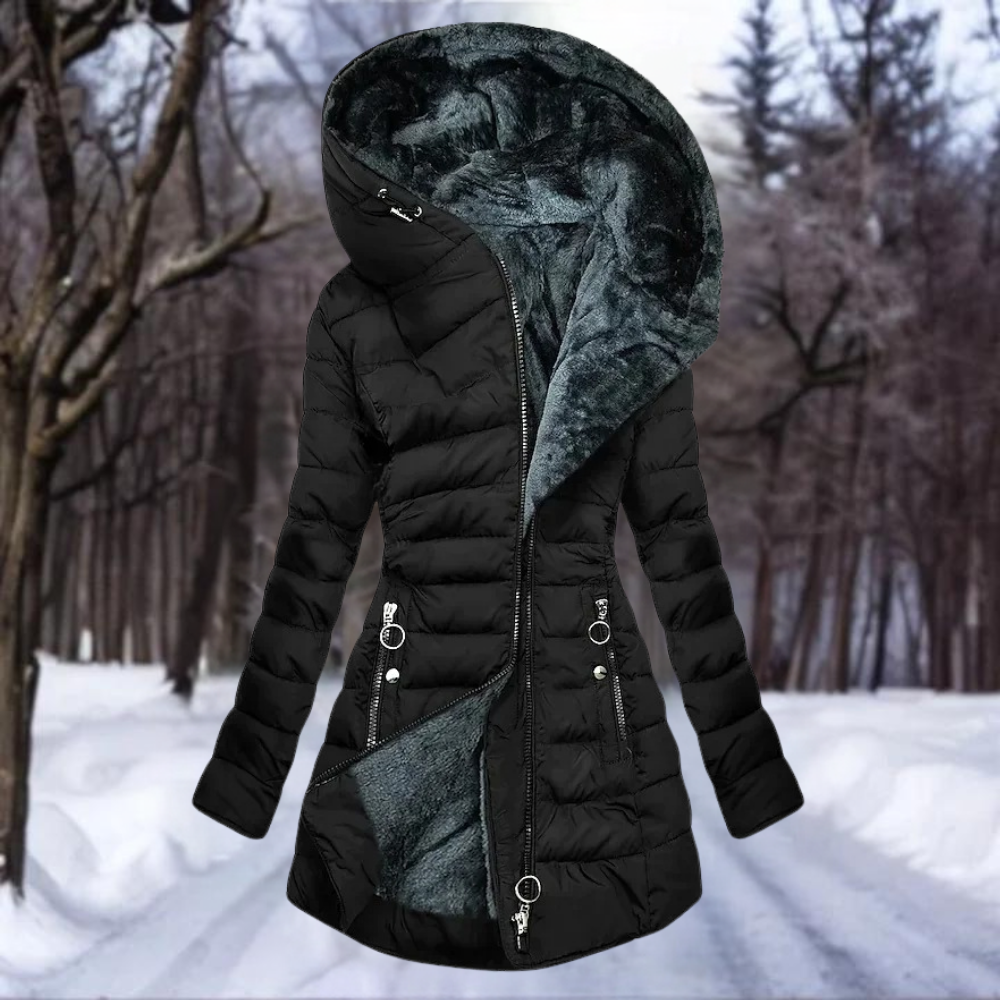 Senna - Manteau élégant en peluche