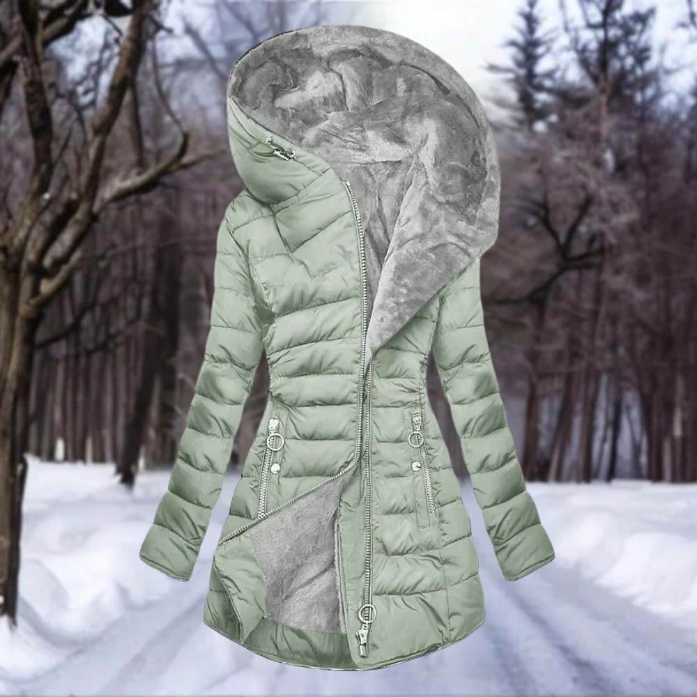 Senna - Manteau élégant en peluche