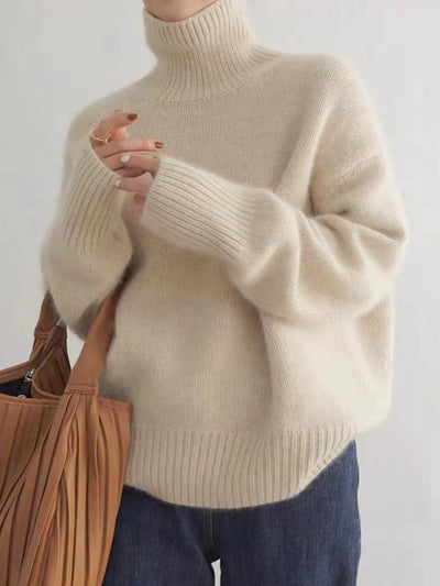 Linea Cashmere - Pull à col roulé