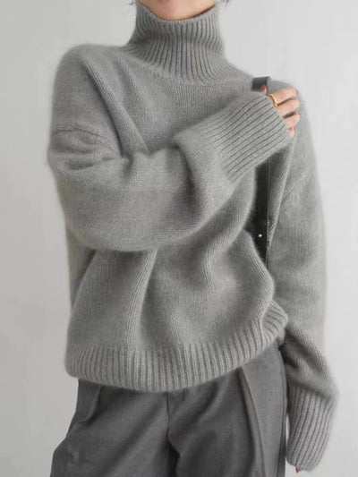 Linea Cashmere - Pull à col roulé