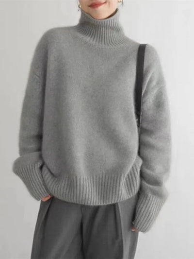 Linea Cashmere - Pull à col roulé