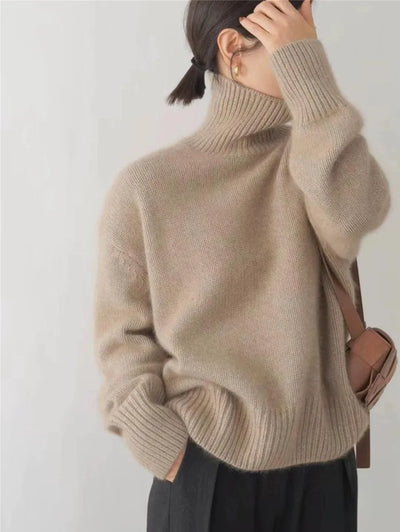 Linea Cashmere - Pull à col roulé