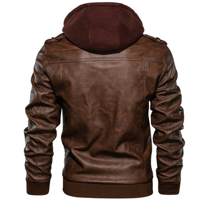 Séverin | Veste d'hiver en cuir pour hommes