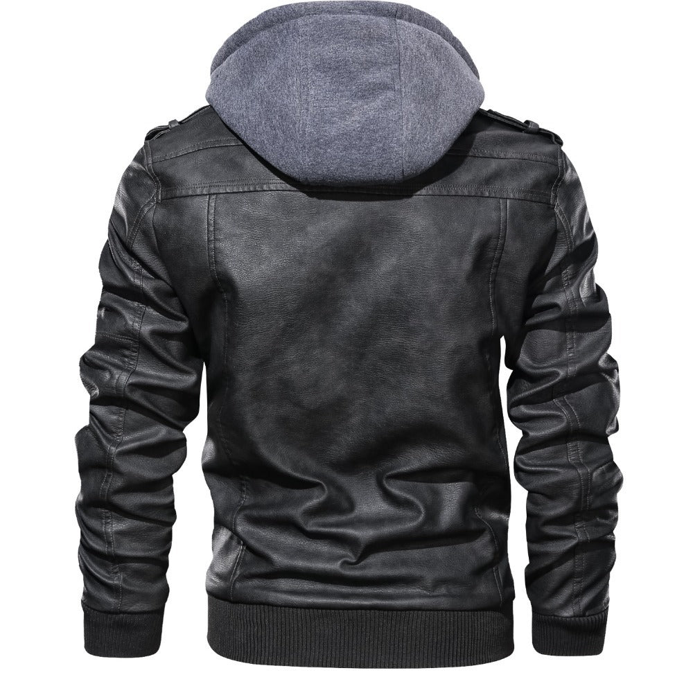 Séverin | Veste d'hiver en cuir pour hommes