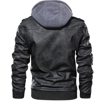 Séverin | Veste d'hiver en cuir pour hommes