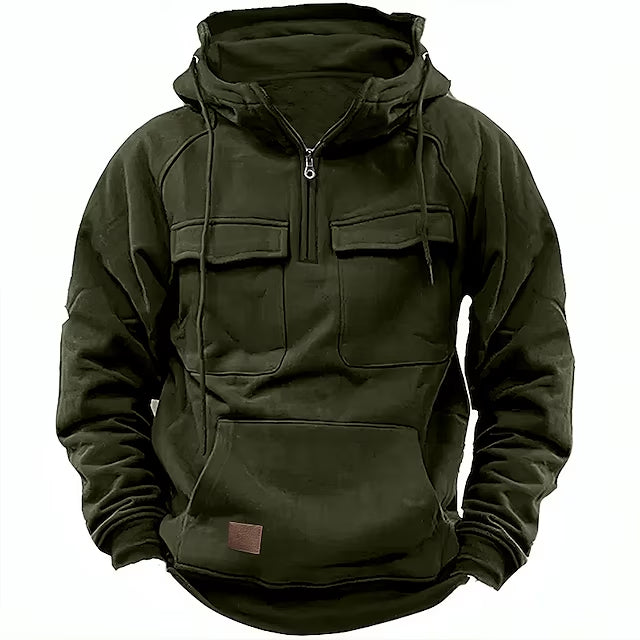 Xavier™ Prime - Sweat à capuche d'hiver confortable avec fermeture éclair