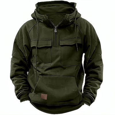 Xavier™ Prime - Sweat à capuche d'hiver confortable avec fermeture éclair