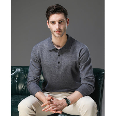 Rafael | Pull Polo en Cachemire