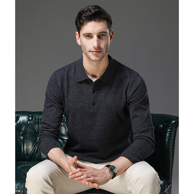 Rafael | Pull Polo en Cachemire