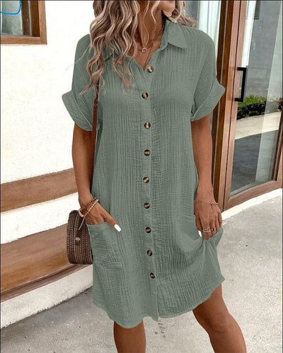 Mélanie｜Robe Chemise Confortable