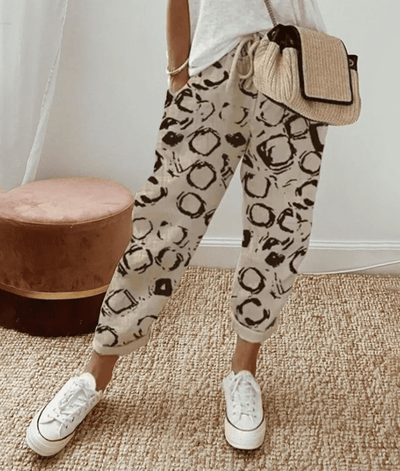 Zoé｜Pantalon élégant en coton et lin