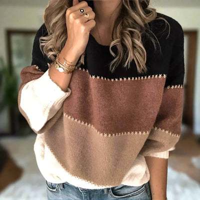 Annette™ - Pull doux à rayures