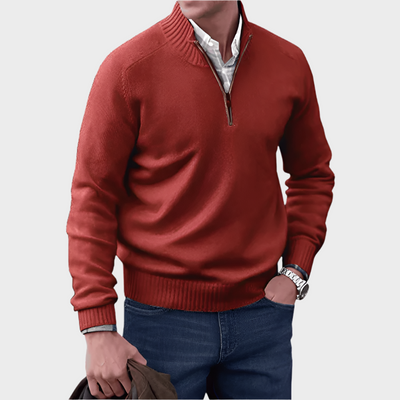 MALIK | PULL ÉLÉGANT À ZIP