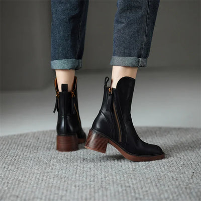 Isolde - Bottines en cuir