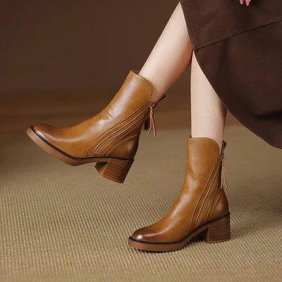 Isolde - Bottines en cuir
