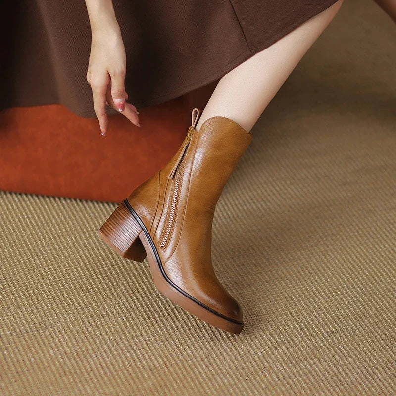 Isolde - Bottines en cuir
