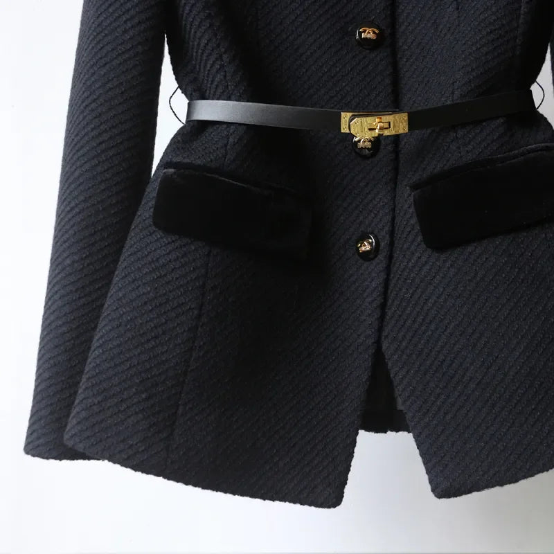 Béatrice | Manteau en Laine : Élégance Intemporelle