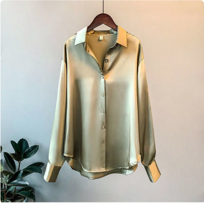 Emma - Blouse Satinée Éclatante