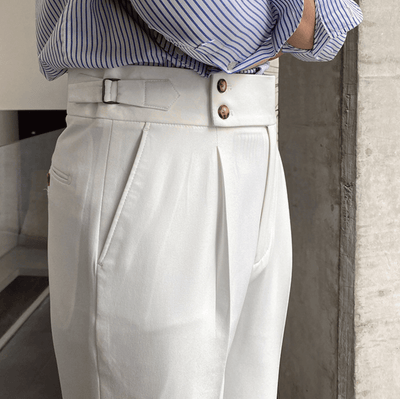 Edward™ - Pantalon Taille Haute - Bouclée