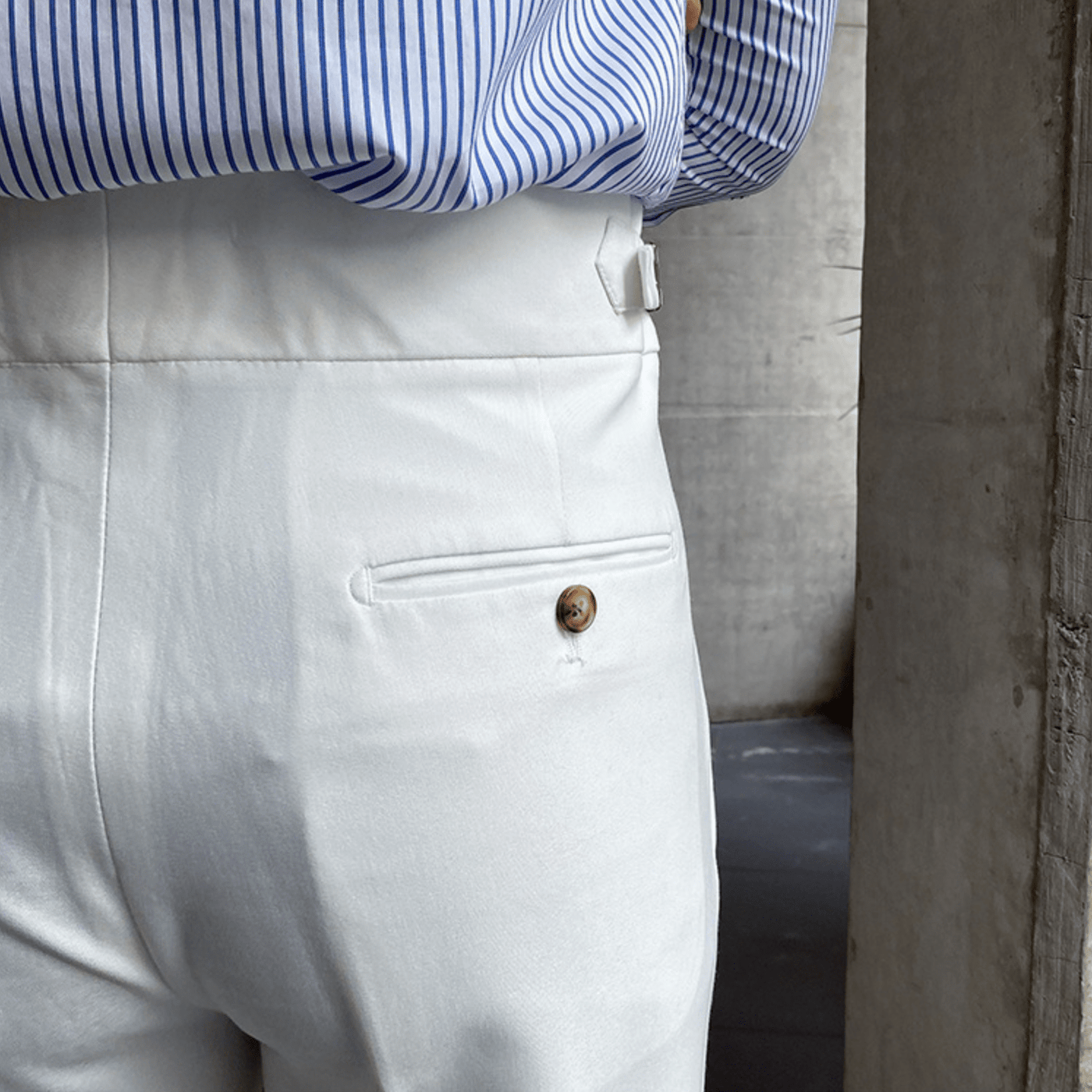Edward™ - Pantalon Taille Haute - Bouclée