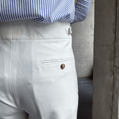 Edward™ - Pantalon Taille Haute - Bouclée