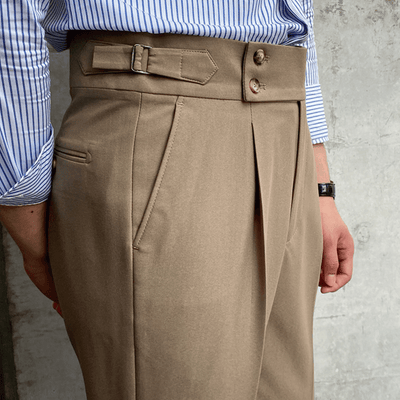 Edward™ - Pantalon Taille Haute - Bouclée