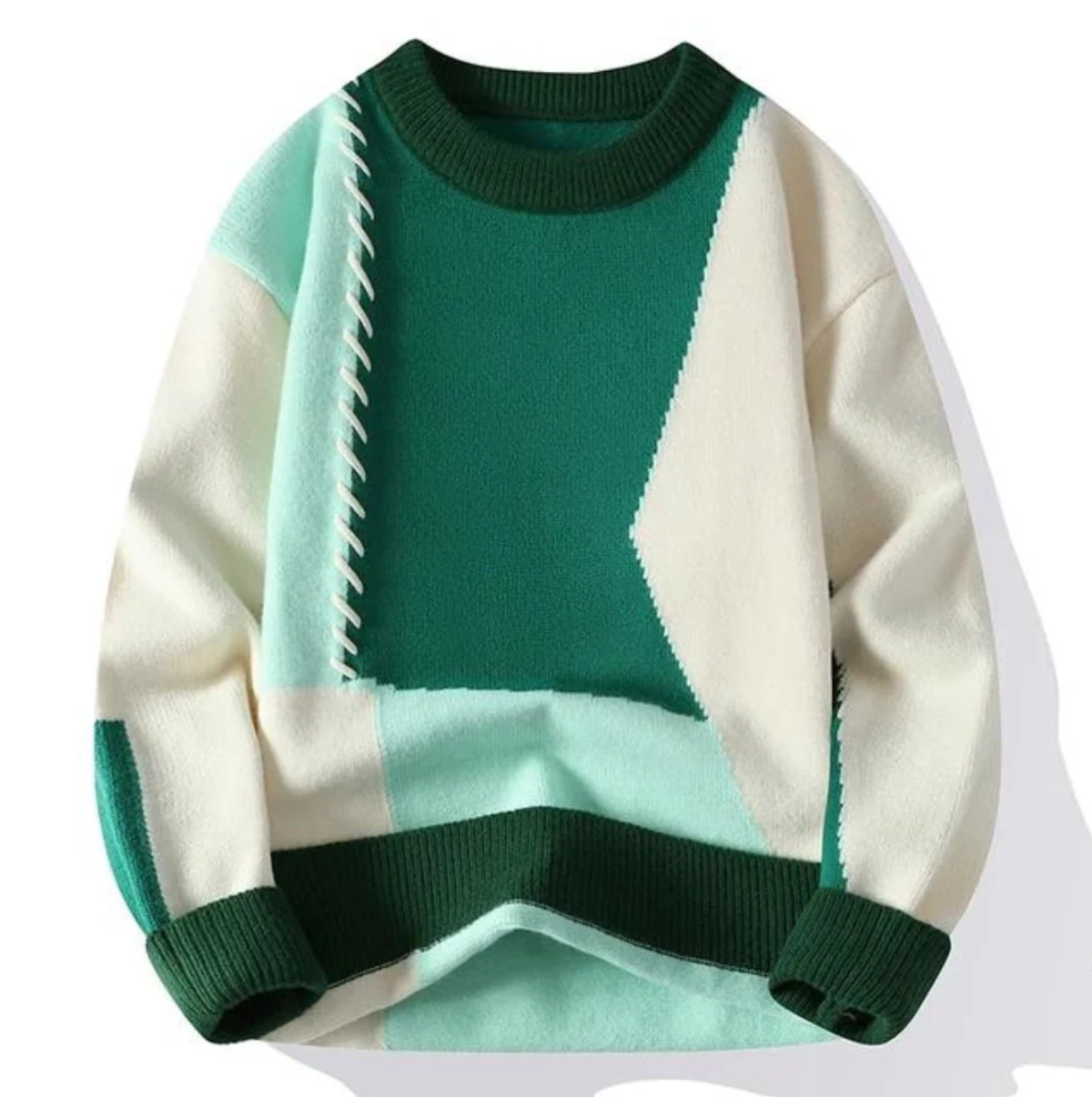 Bruno™ | Pull en patchwork en laine