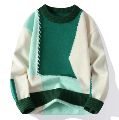 Bruno™ | Pull en patchwork en laine