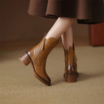 Isolde - Bottines en cuir